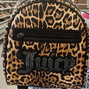 NWT Juicy Couture Animal Print Backpack $99